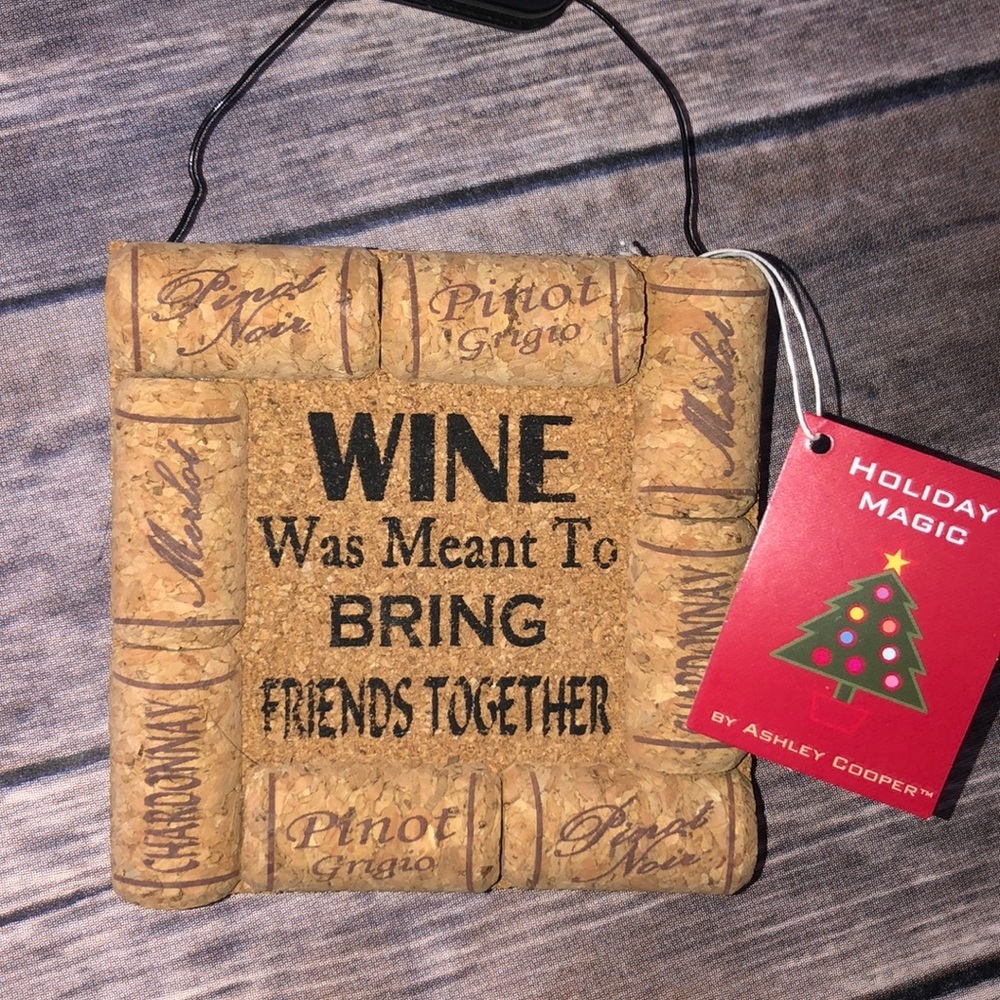 Wine cork 🍷 ornament